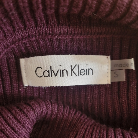 Calvin Klein Cowl Neck Sweater Dress Size Small - Picture 6 of 6